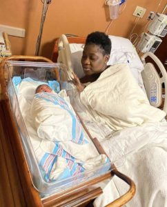 Mercy Johnson welcomes baby