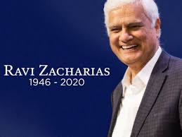 Ravi Zacharias dies at 74