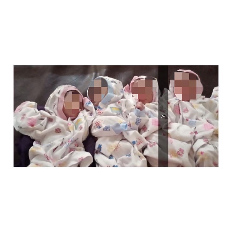 A Mother of 13, gives birth to quadruplets in Zaria